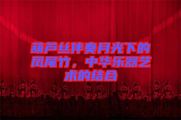 葫蘆絲伴奏月光下的鳳尾竹，中華樂器藝術的結合
