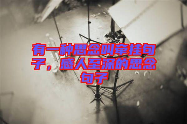 有一種思念叫牽掛句子，感人至深的思念句子