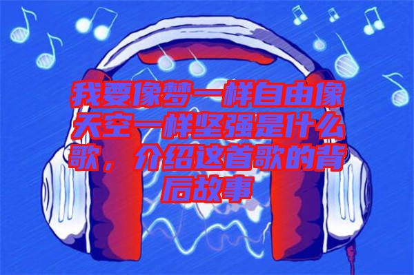 我要像夢一樣自由像天空一樣堅強是什么歌，介紹這首歌的背后故事