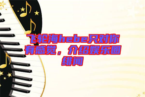 飛輪海hebe只對(duì)你有感覺，介紹娛樂圈緋聞