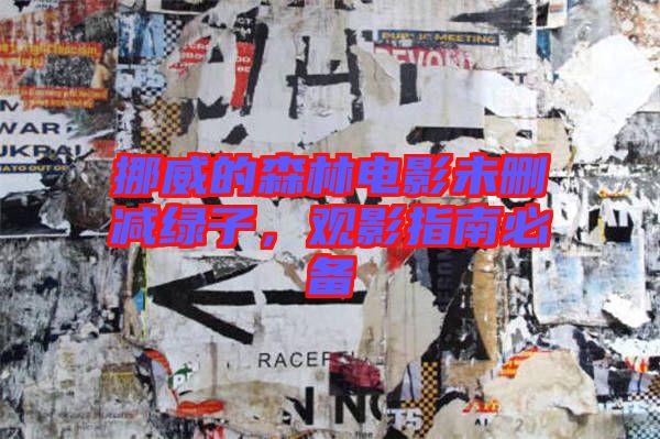 挪威的森林電影未刪減綠子，觀影指南必備