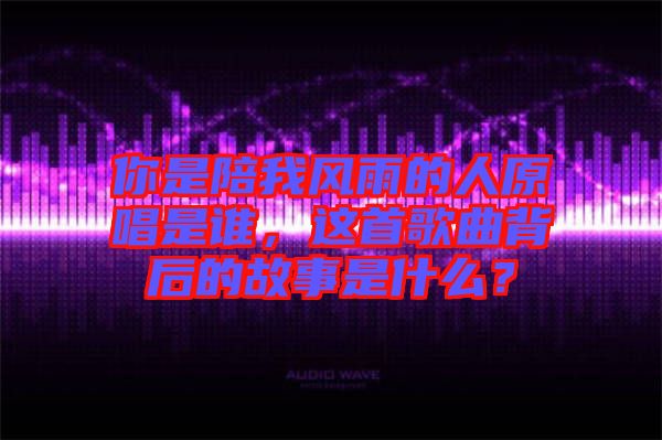 你是陪我風雨的人原唱是誰，這首歌曲背后的故事是什么？