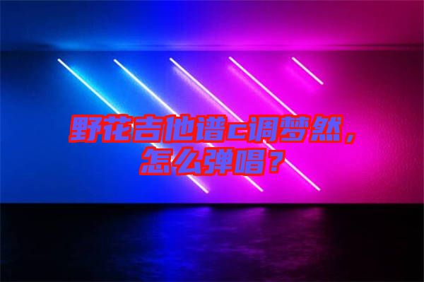 野花吉他譜c調夢然，怎么彈唱？