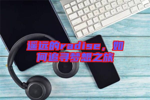 遙遠的radise，如何追尋夢想之旅